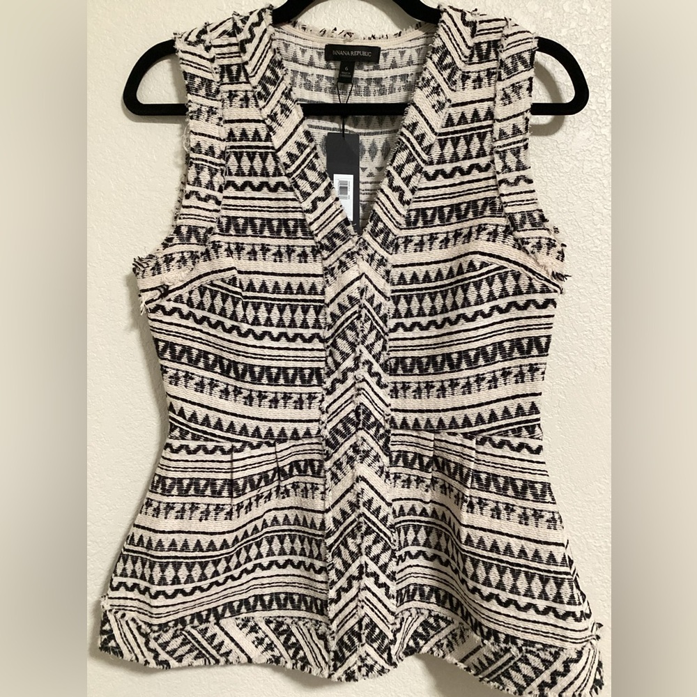 Banana Republic Tweed Top